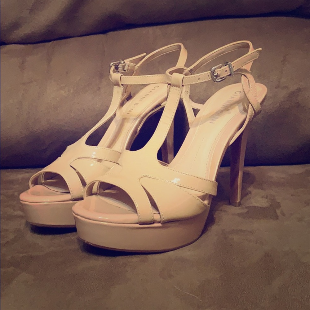 Nude high heels